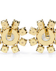 Cercei Stud Ice Queen cu Diamante Create în Laborator de 1.22 ct din 18K Aur Galben - Castelo.ro