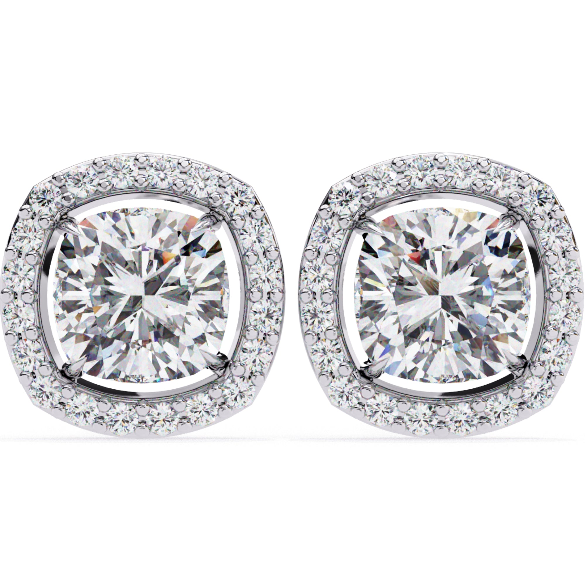Cercei Stud Elsa cu Diamante Create în Laborator de 0.96 ct din - Castelo.ro