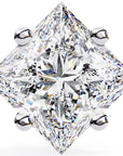 Cercei Stud Cu Diamante Naturale Tăietură Princess de 2 ct din - Castelo.ro