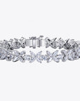 Brățară Fluturi din Argint 925 cu Cristale Zircon 5A Tăietură Fluture Clasică din - Castelo.ro