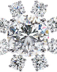 Cercei Stud Ice Queen cu Diamante Create în Laborator de 1.22 ct din 18K Aur Roz - Castelo.ro