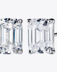 Cercei Stud Clasici cu Zircon Tăietură Asscher din Argint 925 din - Castelo.ro