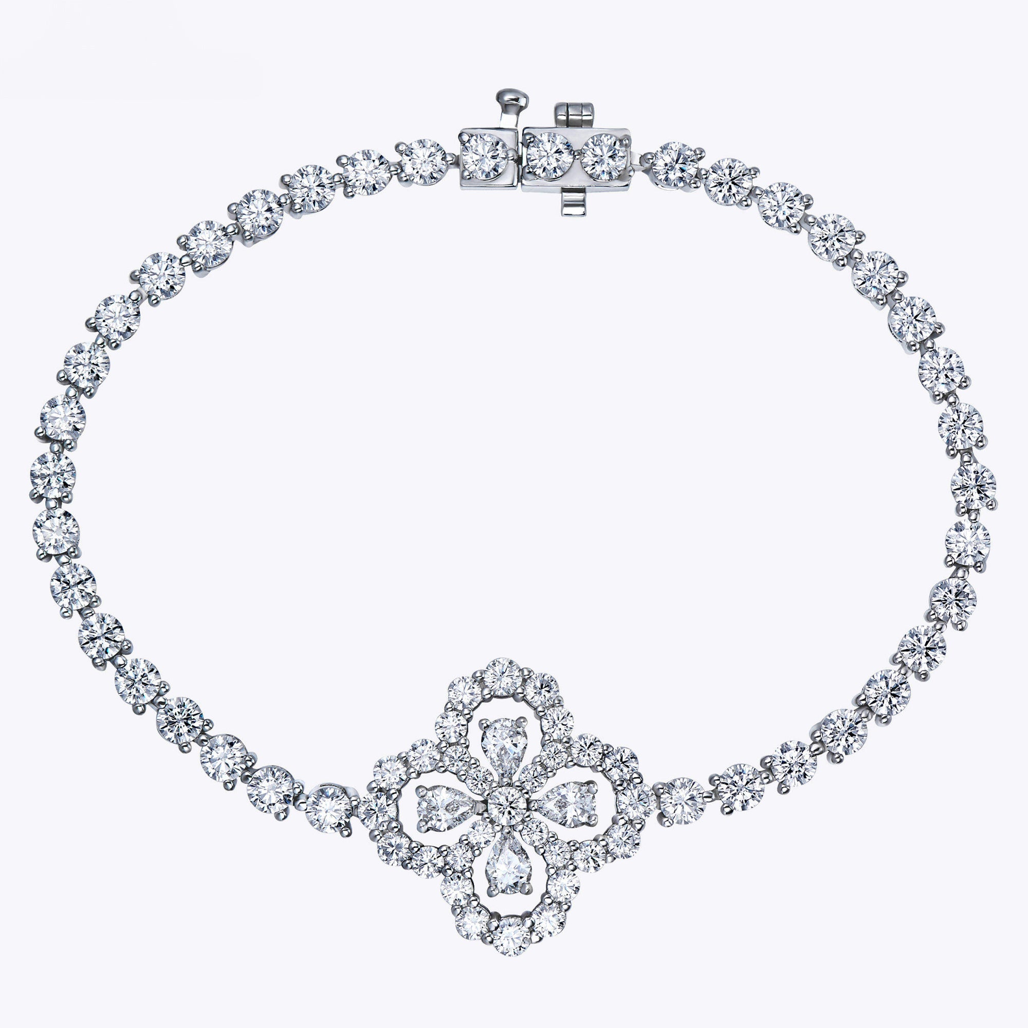 Brățară Royale din Argint 925 cu Cristale de Zirconiu 5A din - Castelo.ro