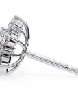 Cercei Stud Snowflake cu Diamante Create în Laborator de 0.72 ct din - Castelo.ro