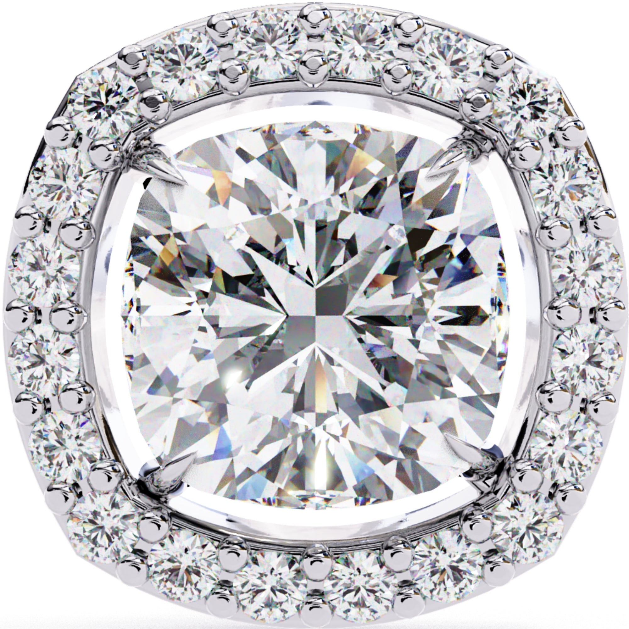 Cercei Stud Elsa cu Diamante Create în Laborator de 0.96 ct din - Castelo.ro