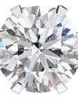 Cercei Solitaire Stud Luxury din Aur 14k cu Moissanite de 2.57 ct
