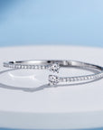 Brățară Bangle Regalia din Argint 925 Placat cu Rodiu, Pietre Zirconiu 5A din - Castelo.ro