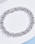 Brățară Fluturi din Argint 925 cu Cristale Zircon 5A Tăietură Fluture Clasică din - Castelo.ro