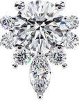 Cercei Stud La Reina din Aur 14k cu Moissanite de 0.68 ct