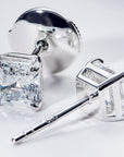 Cercei Cubici Stud Clasici cu Zircon Tăietură Asscher din Argint 925 din - Castelo.ro