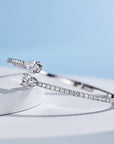 Brățară Bangle Regalia din Argint 925 Placat cu Rodiu, Pietre Zirconiu 5A din - Castelo.ro