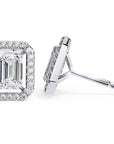 Cercei Stud Louvre Radiant cu Diamante Create în Laborator de 0.86 ct din - Castelo.ro