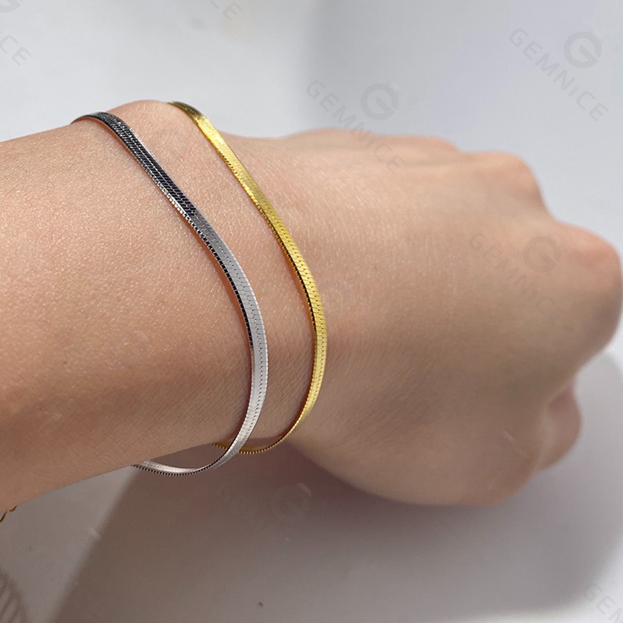 Brățară Elegantă Serpent din Argint 925 Placată cu Aur 18k din - Castelo.ro