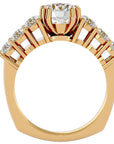 Inel De Logodnă Versailles Solitaire cu Diamante Create în Laborator de 3.14 ct din 18k Aur Galben - Castelo.ro