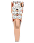 Inel De Logodnă Versailles Solitaire cu Diamante Create în Laborator de 3.14 ct din 18k Aur Roz - Castelo.ro