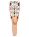 Inel De Logodnă Versailles Solitaire din Aur 14k cu Diamante Naturale de 3.14 ct din 14k Aur Roz - Castelo.ro