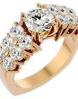 Inel De Logodnă Versailles Solitaire din Aur 14k cu Diamante Naturale de 3.14 ct din 14k Aur Galben - Castelo.ro