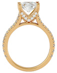 Inel De Logodnă Epoque Pavé cu Diamante Naturale de 2.74 ct din 18k Aur Galben - Castelo.ro