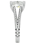 Inel De Logodnă Epoque Pavé cu Diamante Naturale de 2.74 ct din Platina - Castelo.ro