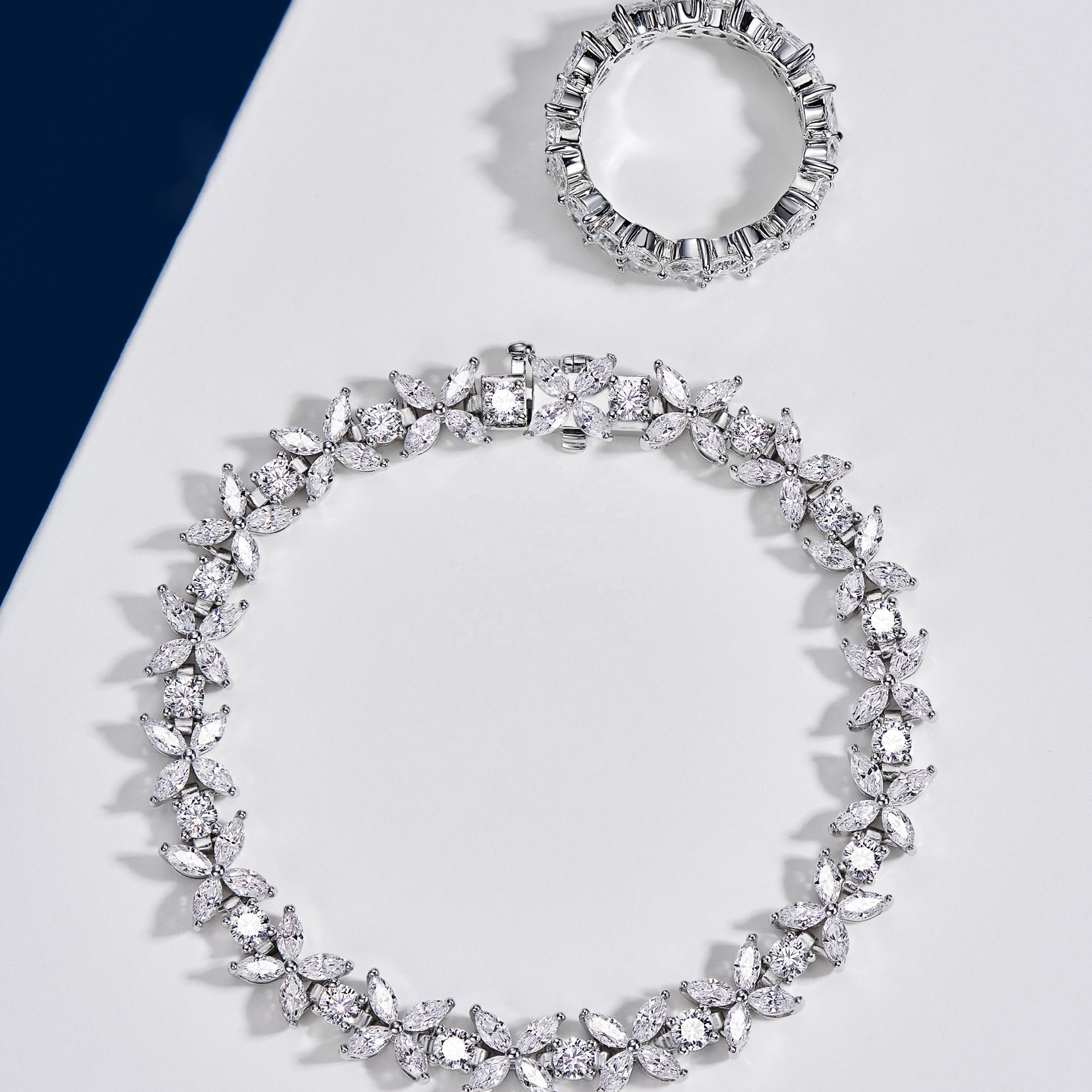 Brățară Fluturi din Argint 925 cu Cristale Zircon 5A Tăietură Fluture Clasică din - Castelo.ro