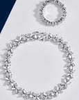 Brățară Fluturi din Argint 925 cu Cristale Zircon 5A Tăietură Fluture Clasică din - Castelo.ro