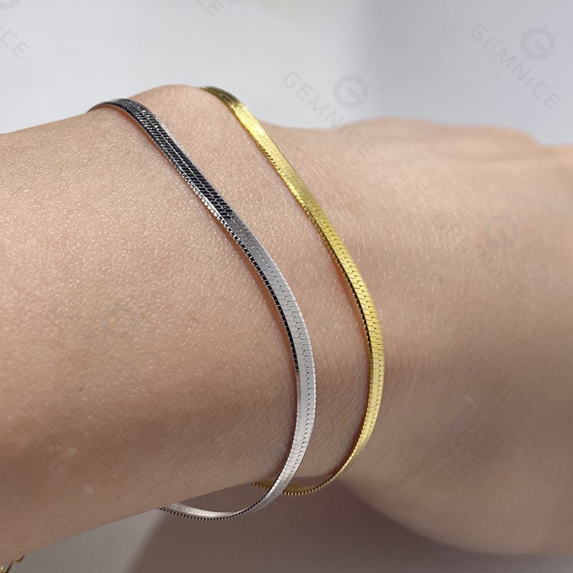 Brățară Elegantă Serpent din Argint 925 Placată cu Aur 18k din - Castelo.ro