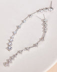 Cercei Lungi Drop din Argint 925 cu Zircon 5A din - Castelo.ro
