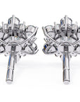 Cercei Stud Snowflake cu Diamante Create în Laborator de 0.72 ct din - Castelo.ro