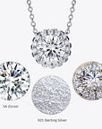 Pandativ Piatra Halo Solitaire din Argint 925, Cu Zircon din - Castelo.ro