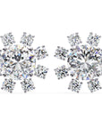 Cercei Stud Ice Queen cu Diamante Create în Laborator de 1.22 ct din 18K Aur Galben - Castelo.ro
