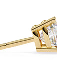 Cercei Stud Majestic cu Moissanite Tăietură Briliant de 2.5 ct din 18K Aur Galben - Castelo.ro
