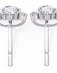 Cercei Stud Snowflake cu Diamante Create în Laborator de 0.72 ct din - Castelo.ro