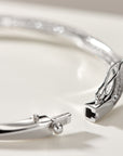 Brățară Bangle din Argint 925 Placată cu Aur Roz din - Castelo.ro
