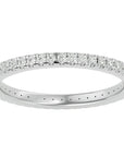Inel Eternity La Seine din Aur 14k cu Diamante Create în Laborator de 0.36 ct din 14k Aur Alb - Castelo.ro