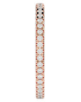 Inel Eternity La Seine din Aur 14k cu Diamante Naturale de 0.36 ct din 14k Aur Roz - Castelo.ro