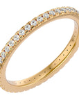 Inel Eternity La Seine din Aur 14k cu Diamante Create în Laborator de 0.36 ct din 14k Aur Galben - Castelo.ro
