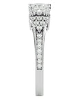 Inel de Logodnă cu Diamante Create în Laborator Tăietură Princess de 0.92 ct din Platina - Castelo.ro
