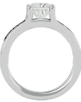 Inel Roqueford cu Diamante Naturale Tăietură Princess de 2.21 ct din Platina - Castelo.ro