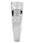 Inel Roqueford din Aur 14k cu Diamante Create în Laborator Tăietură Princess de 2.21 ct din 14k Aur Alb - Castelo.ro