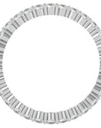 Inel Eternity din Aur 14k cu Diamante Create în Laborator Tăietură Rotund Brilliant de 0.90 ct din 14k Aur Alb - Castelo.ro
