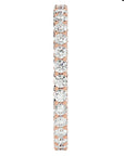 Inel Eternity cu Diamante Create în Laborator Tăietură Rotund Brilliant de 0.90 ct din 18k Aur Roz - Castelo.ro