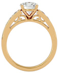 Inel de Logodnă din Aur 14k cu Diamante Naturale Tăietură Rotund Brilliant de 1.13 ct din 14k Aur Galben - Castelo.ro