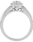 Inel Vintage Pavé cu Diamante Create în Laborator de 1.07 ct din Platina - Castelo.ro