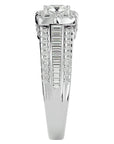 Inel Vintage Pavé cu Diamante Create în Laborator de 1.07 ct din Platina - Castelo.ro