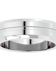 Verighetă Obsidian din Aur 14k pentru Bărbați din 14k Aur Alb - Castelo.ro