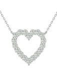 Lanț cu Pandantiv Inimă Royal din Diamante Create în Laborator de 0.34 ct din - Castelo.ro