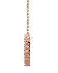 Lanț din Aur 14k cu Pandantiv Inimă Royal din Diamante Naturale de 0.34 ct din 14K Aur Roz - Castelo.ro