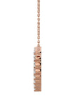 Lanț cu Pandantiv Inimă Royal din Diamante Naturale de 0.34 ct din 18K Aur Roz - Castelo.ro