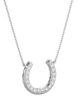 Lanț cu Pandantiv Lucky Horseshoe cu Moissanite de 0.26 ct din - Castelo.ro