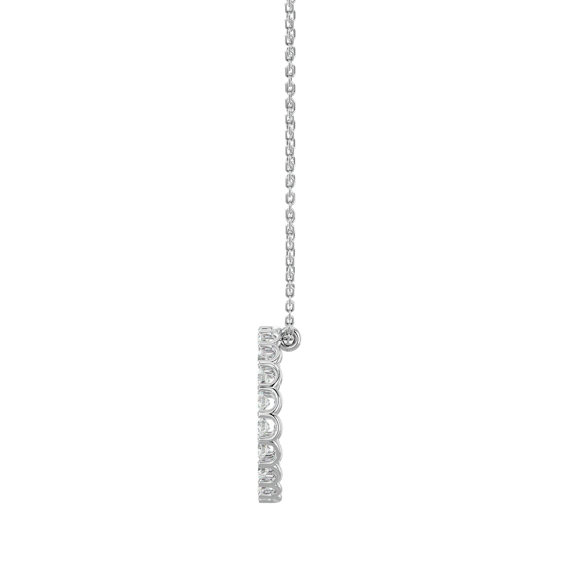 Lanț cu Pandantiv Cercul Vieții Eternitate cu Moissanite de 1.64 ct din - Castelo.ro